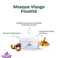 Whipped Argan Face mask infused with honey and saffron - TALAYT