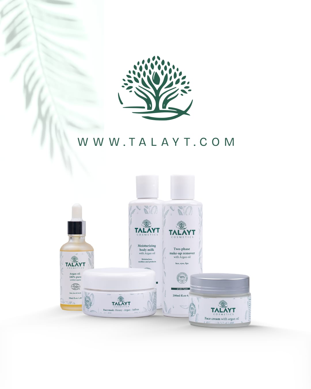 100% Argan Oil Skin care set - TALAYT