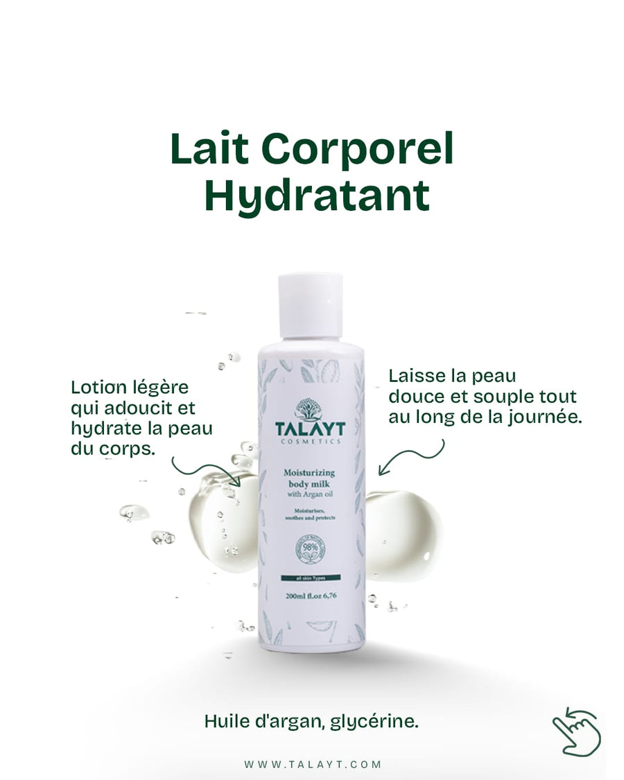 Argan moisturizing Body Milk - TALAYT
