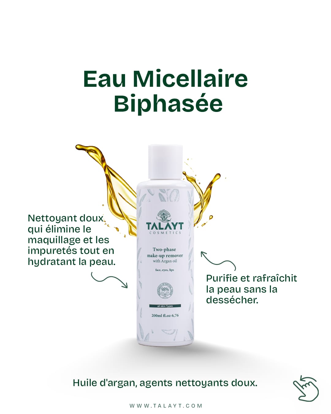 Argan two - phase micellar cleansing water - TALAYT
